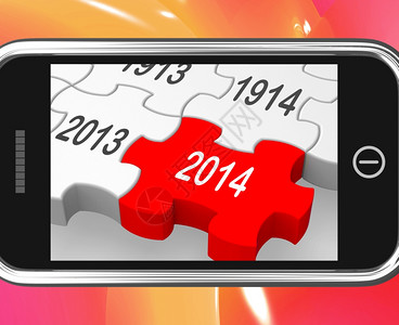 2014年智能手机显示预测和背景图片