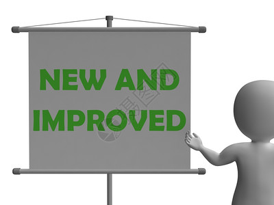 新的改进董事会显示创新的升级和改进图片