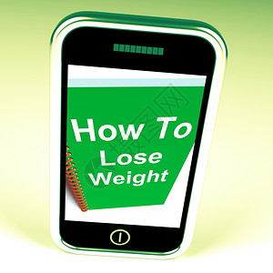 如何降低电话显示体重损失战略的量图片