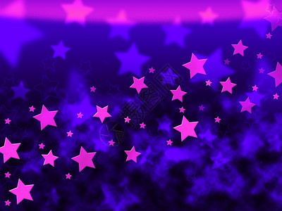 紫星背景显示天光和星背景图片