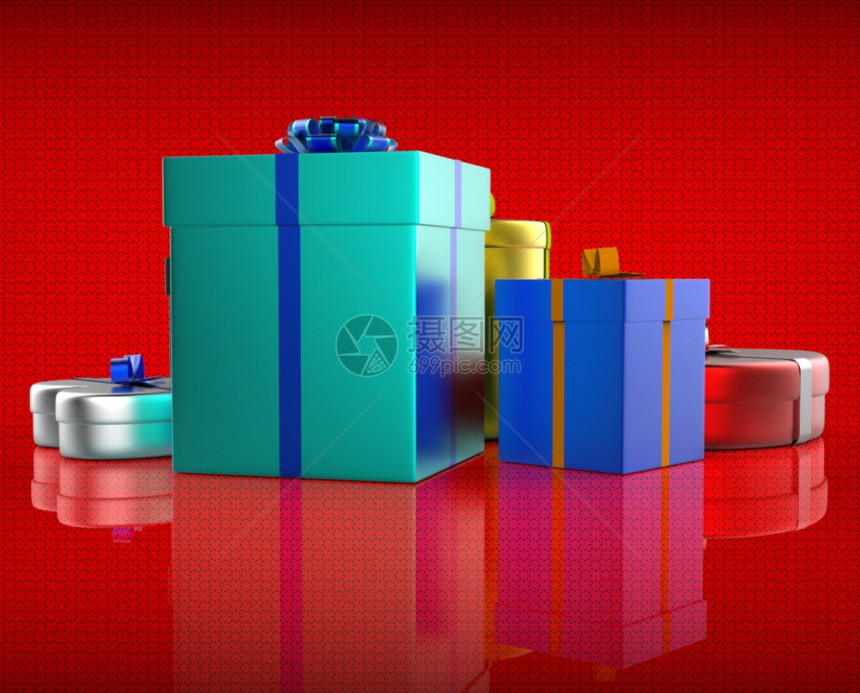 庆祝偶尔欢乐和庆祝的礼品盒庆祝活动图片