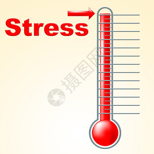 温度计应力指示温度过载和压力图片