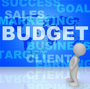 经费说明采购支出和买3D投标的预算单词设计图片
