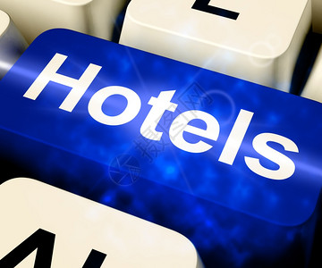 蓝色酒店旅行和房间钥匙蓝色酒店旅行和3号房间图片