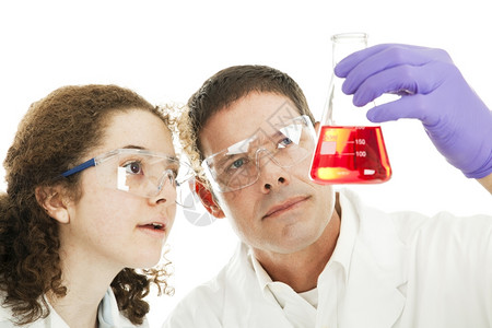 大学化系生及其教授研究化学合物的清晰度图片