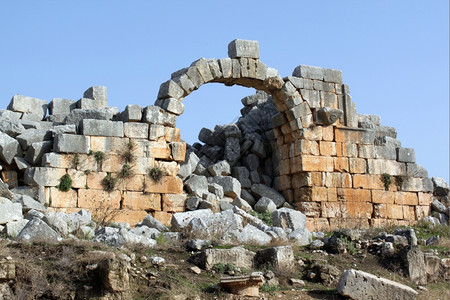 阿帕梅古城的石门图片