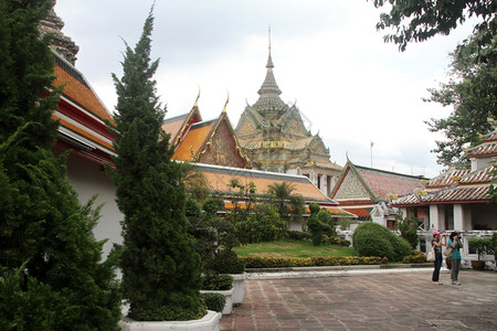 曼谷修道院内watPho图片