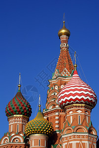 莫斯科红广场圣巴西尔教堂顶楼图片