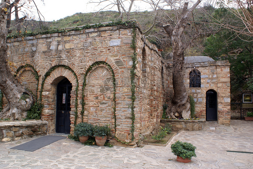 土耳其Mariemana的玛丽树和教堂图片