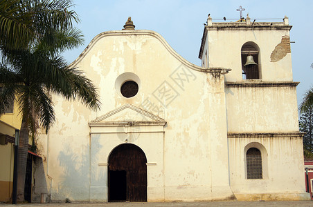 洪都拉斯科马亚瓜SanFrancisco教堂广场图片