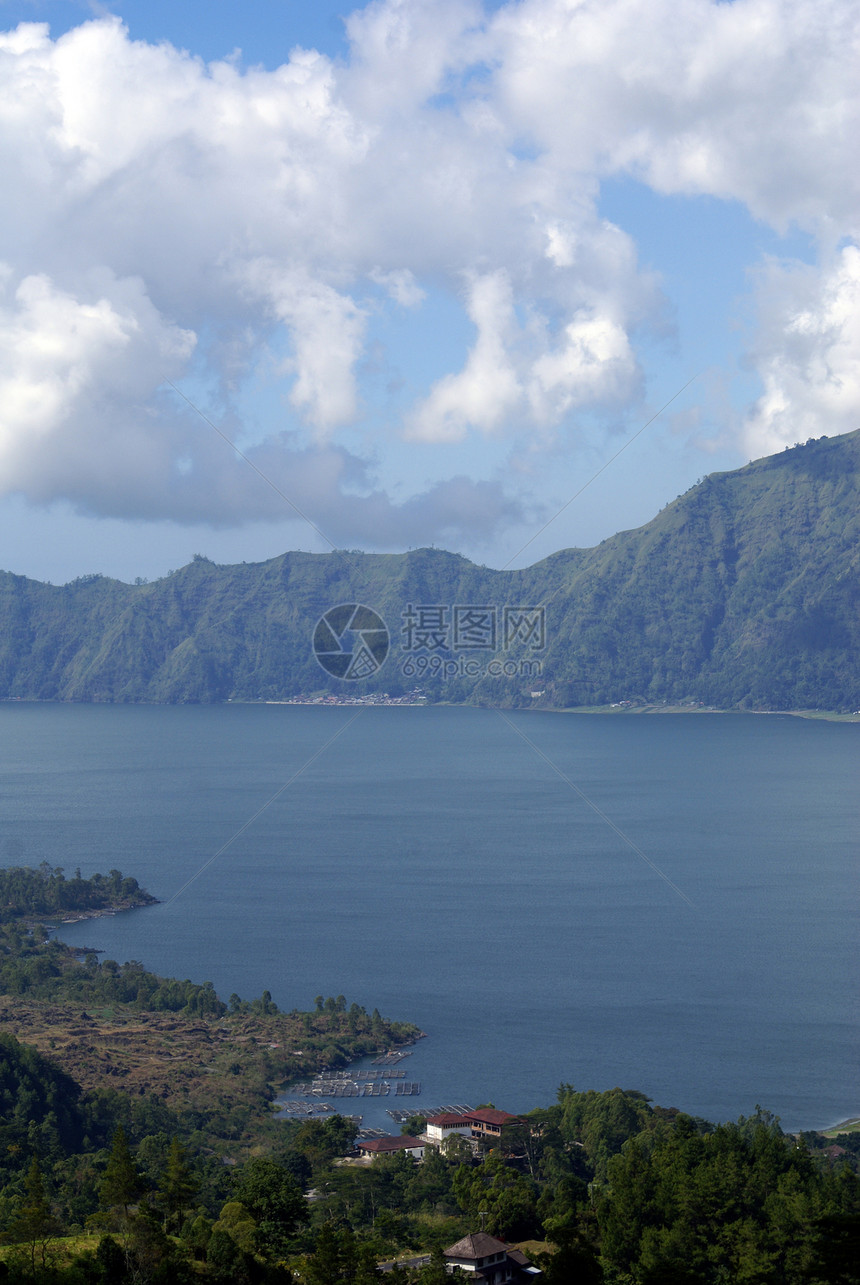 巴厘岛GunungBatur湖和Vulcano图片
