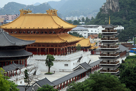 卢州新孔子庙背景图片