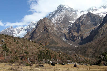 尼泊尔Samagoon附近山区图片