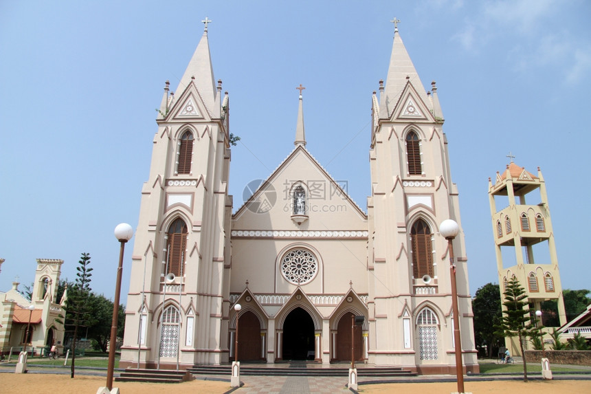 斯里兰卡尼甘博天主教堂和塔图片