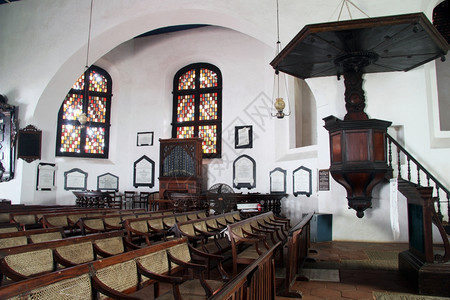 在斯里兰卡Gale的古老荷兰教堂内图片