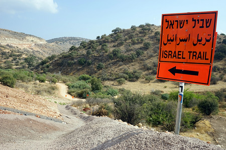 以色列道路的标志图片