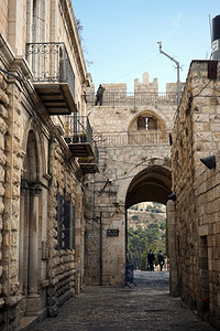 以色列耶路撒冷旧城内小街图片