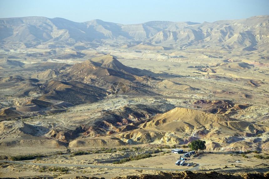 从以色列内盖夫沙漠的卡布洛莱特山查看图片