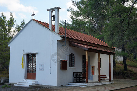 塞浦路斯2017年月CIRCA2017年月森林教堂背景图片