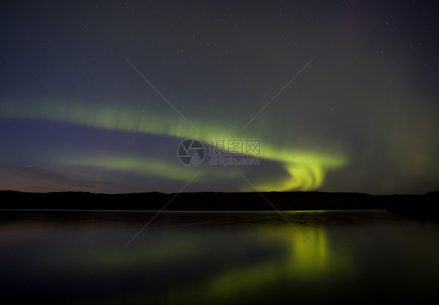 萨斯喀彻温加拿大AurorBorealis图片