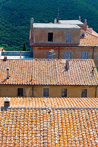 意大利中世纪城市空观图片