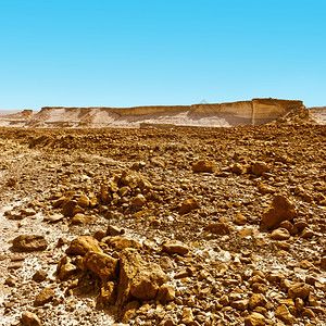 约旦河西岸犹太沙漠的峡谷图片