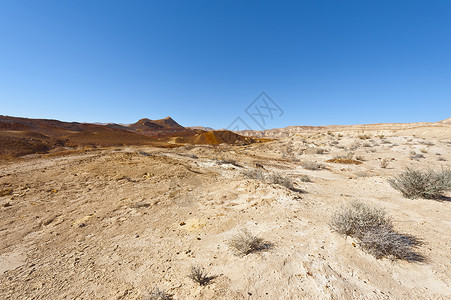 惊艳窒息落基山以色列内盖夫沙漠的落基山以色列南部沙漠中岩层令人窒息的景象背景