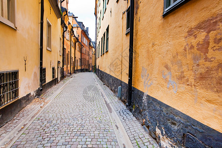 瑞典斯德哥尔摩GalmaStan老城街道图片
