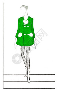 20世纪时尚短小型季绿衣60年后图片