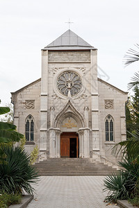 在雅尔塔的圣母玛利亚教堂圣母玛利亚神概念罗马天主教堂图片