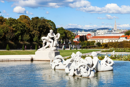 前往维也纳市奥地利维也纳贝尔韦德雷花园的低级联高清图片
