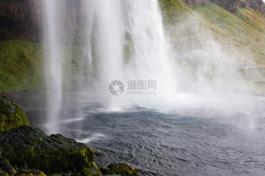 前往冰岛9月冰岛大西洋南岸卡特拉地质公园塞尔贾兰德瀑布塞尔贾兰德斯底池图片