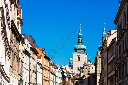 布拉格中央的旧建筑布拉格图片
