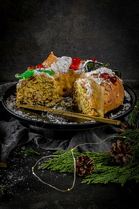 BolodoRei或King的蛋糕圣诞嘉年华或狂欢节制作图片