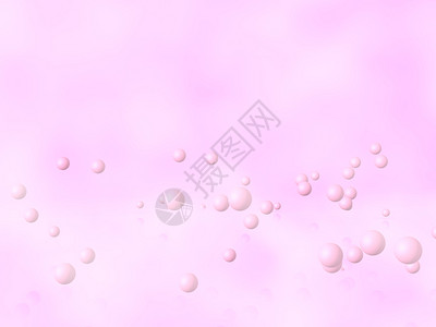 粉色球体3d背景图片