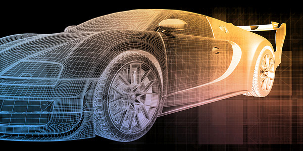 具有汽车制造设计艺术的汽车工业图片