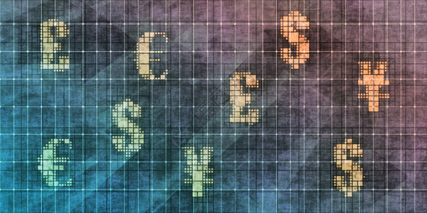 货币贸易Grunge壁纸或Forex背景艺术货币贸易Grunge壁纸背景图片