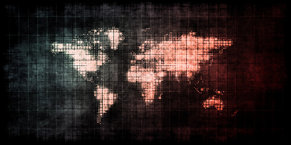 SteamPunk世界未来和再生主题WorldMap图片