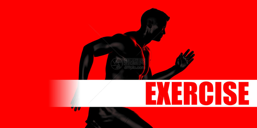 运动理念与健身男士跑步生活方式运动概念图片