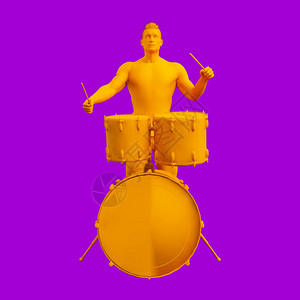 鼓手鼓手演奏音乐会的概念鼓手背景图片