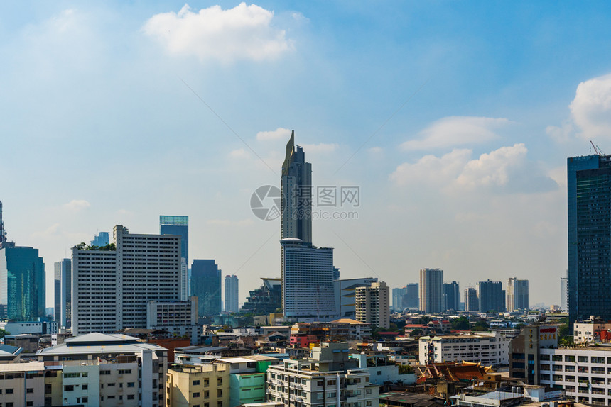 BANGKOK泰国2018年月日泰国08年月日泰国曼谷现代天空建筑图片