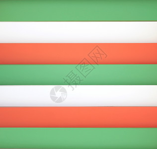 设计背景的绿色白和橙木壁背景颜图片