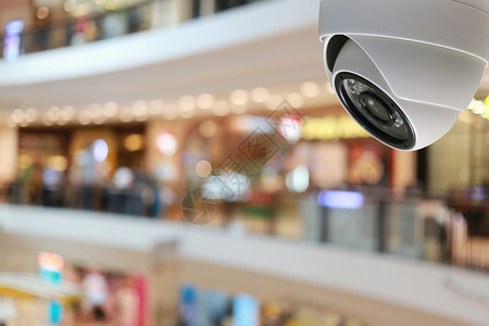 商店监控用于安保系统的购物中心设备闭路电视工具并有设计空间复制件背景