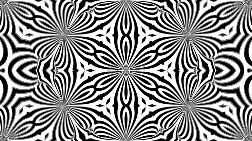 抽象对称黑色和白甘蓝光镜3d翻背景计算机生成转换背景计算机生成图片