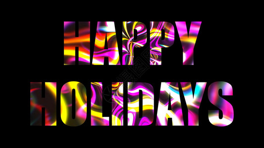 节日快乐光亮的文字3D背景计算机生成可用于节日庆设计快乐光亮的文字3d背景可用于节日庆设计背景图片