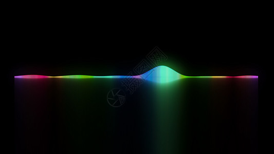 动态声波格式平衡器3DD转换计算机生成的背景用于夜总会dj创作动态声波格式3D用于夜总会创作背景图片