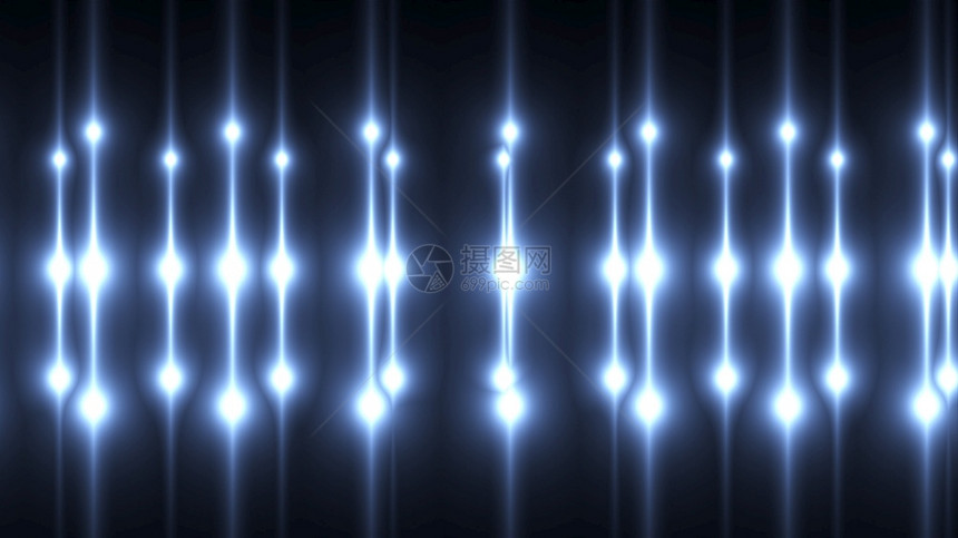 计算机产生明亮的防洪灯背景有金光环形颗粒3个迪斯科屏幕的3个投影计算机产生明亮的防洪灯背景有圆粒子和金光3个迪斯科背景的3个投影图片