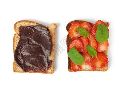 草莓面包法国人红色图片素材