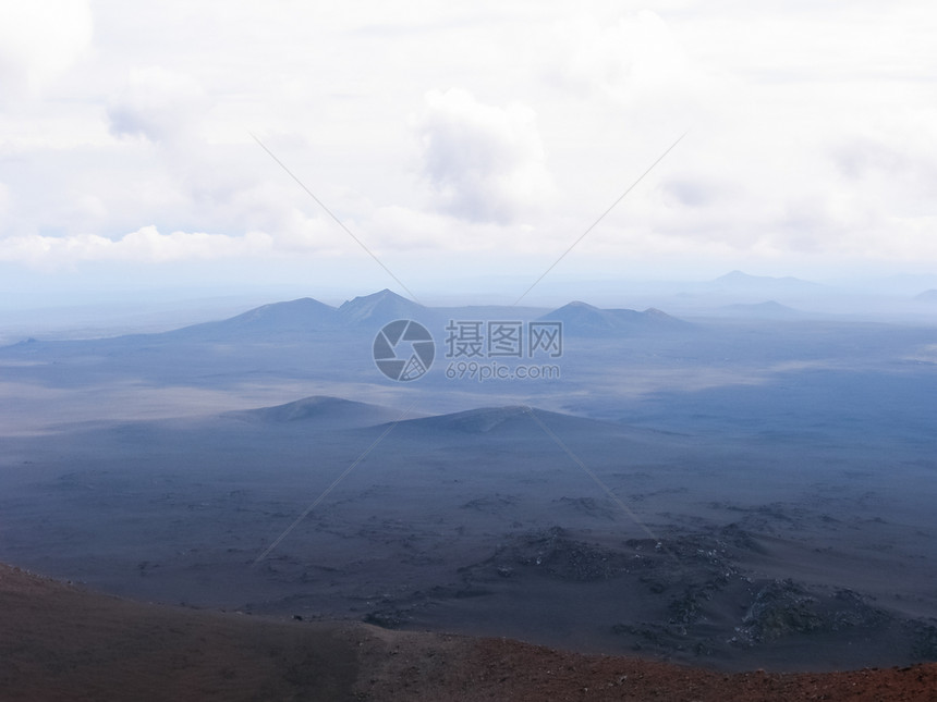 堪察卡的自然质堪察卡半岛的景观和光辉象堪察卡的观山脉和堪察卡火图片