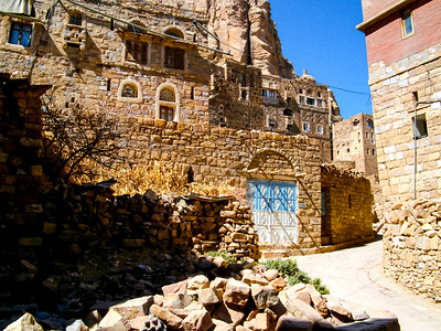 萨那市也门传统的房屋图片